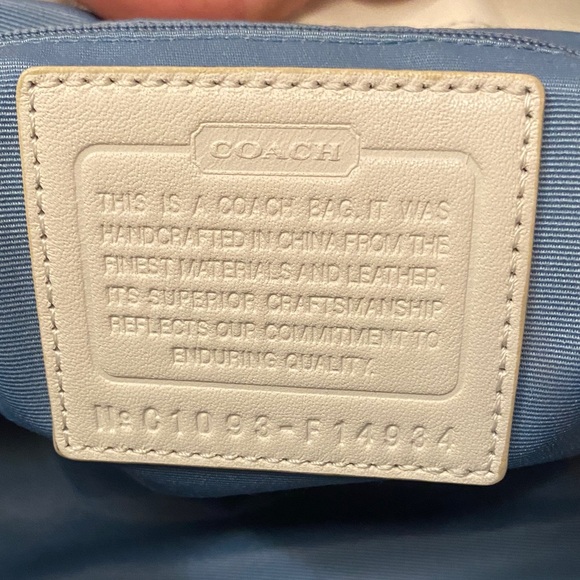 Coach Tan and Cream Shoulder Bag - Picture 7 of 7